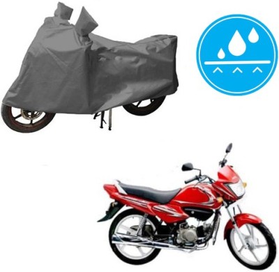 HYBRIDS COLLECTION Waterproof Two Wheeler Cover for Hero(Splendor NXG, Grey)