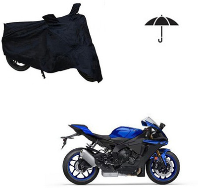 Atulit enterprises Two Wheeler Cover for Yamaha(YZF R1, Black)