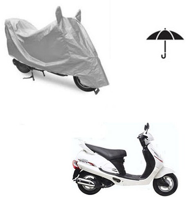 SRENTERPRISES Waterproof Two Wheeler Cover for Mahindra(Rodeo, Silver)