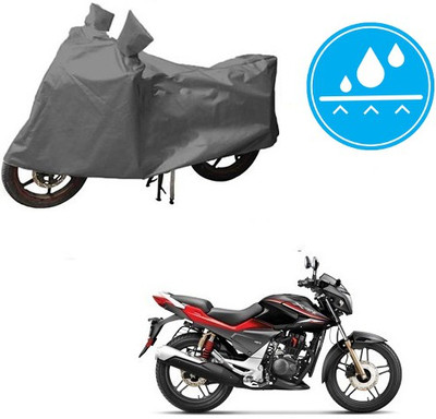 THE REAL ARV Waterproof Two Wheeler Cover for Honda(CBZ Extreme, Grey)