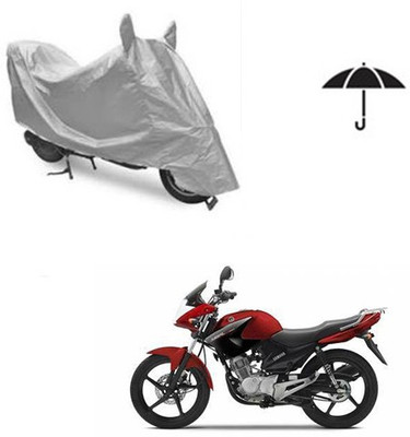 Atulit enterprises Two Wheeler Cover for Yamaha(YBR 125, Silver)