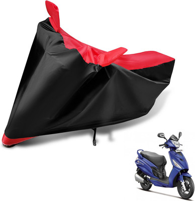 Auto Hub Two Wheeler Cover for Hero(Maestro Edge, Black, Red)