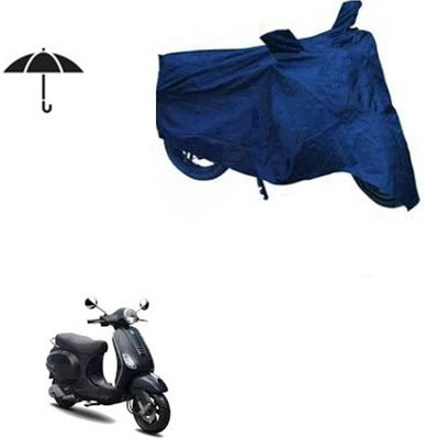 Feel heaven Waterproof Two Wheeler Cover for Piaggio(Vespa LX, Blue)