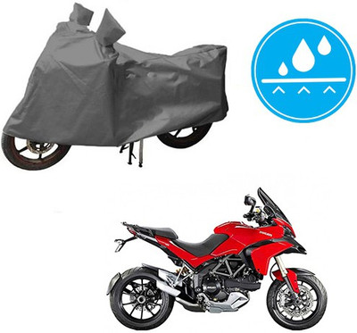HYBRIDS COLLECTION Waterproof Two Wheeler Cover for Ducati(Multistrada, Grey)