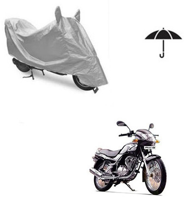 SRENTERPRISES Two Wheeler Cover for TVS(Fiero F2, Silver)