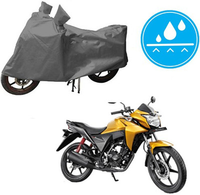 THE REAL ARV Waterproof Two Wheeler Cover for Honda(CB Twister, Grey)
