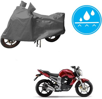 THE REAL ARV Waterproof Two Wheeler Cover for Yamaha(FZ16, Grey)