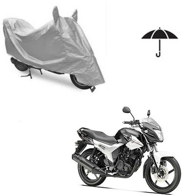 Atulit enterprises Two Wheeler Cover for Yamaha(SZ R, Silver)