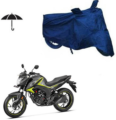 Feel heaven Waterproof Two Wheeler Cover for Honda(CB Hornet 160, Blue)