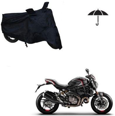 Atulit enterprises Two Wheeler Cover for Ducati(Monster 82, Black)