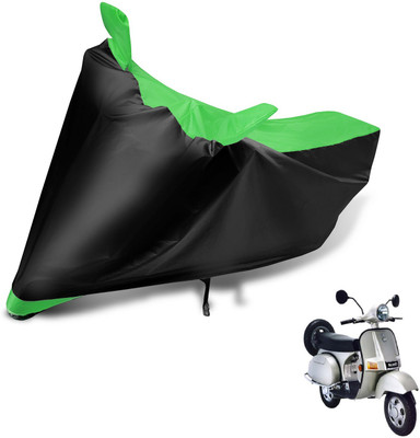 Auto Hub Two Wheeler Cover for Bajaj(Chetak, Black, Green)