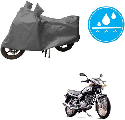 HYBRIDS COLLECTION Waterproof Two Wheeler Cover for TVS(Fiero F2, Grey)