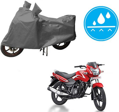 HYBRIDS COLLECTION Waterproof Two Wheeler Cover for TVS(Sport, Grey)