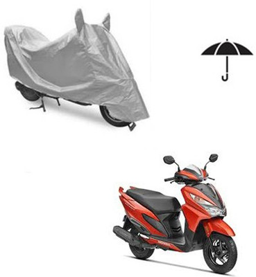 Atulit enterprises Two Wheeler Cover for Honda(Grazia, Silver)
