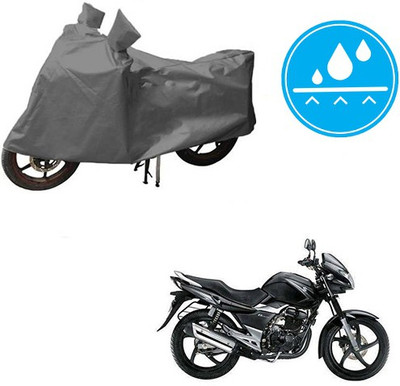 HYBRIDS COLLECTION Waterproof Two Wheeler Cover for Suzuki(GS, Grey)