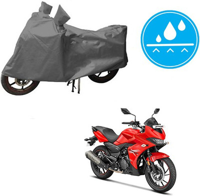 HYBRIDS COLLECTION Waterproof Two Wheeler Cover for Hero(Xtreme, Grey)
