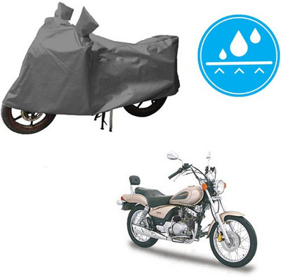 THE REAL ARV Waterproof Two Wheeler Cover for Yamaha(Enticer, Grey)