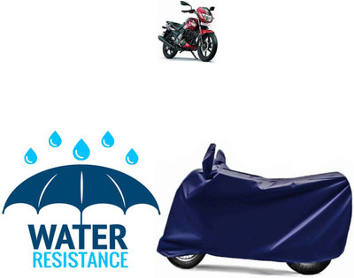 RONISH Waterproof Two Wheeler Cover for TVS(Flame, Blue)