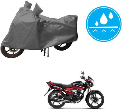 HYBRIDS COLLECTION Waterproof Two Wheeler Cover for Honda(CB Shine, Grey)
