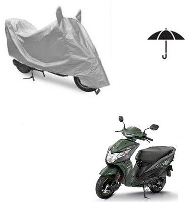 RPSENTTERPR Waterproof Two Wheeler Cover for Honda(Deo, Silver)