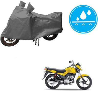 HYBRIDS COLLECTION Waterproof Two Wheeler Cover for Mahindra(Stallio, Grey)