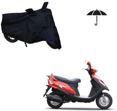 Atulit enterprises Two Wheeler Cover for Mahindra(Flyte, Black)