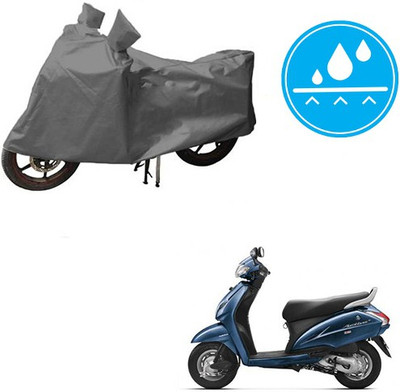 HYBRIDS COLLECTION Waterproof Two Wheeler Cover for Honda(Activa 3G, Grey)