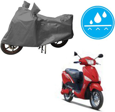 THE REAL ARV Waterproof Two Wheeler Cover for Hero(E Scoot, Grey)