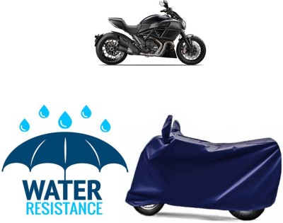 RONISH Waterproof Two Wheeler Cover for Ducati(Diavel, Blue)