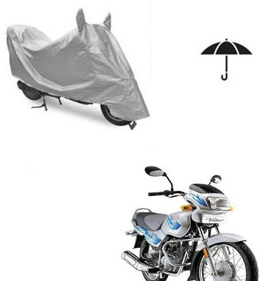 RPSENTTERPR Waterproof Two Wheeler Cover for TVS(Victor GLX, Silver)