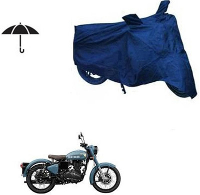 RPSENTTERPR Waterproof Two Wheeler Cover for Royal Enfield(Classic 350, Blue)