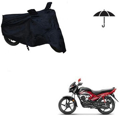 Atulit enterprises Two Wheeler Cover for Honda(Dream Yuga, Black)