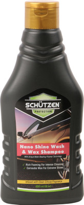 SCHUTZEN Wash and Wax Shampoo Car Washing Liquid 250 ml
