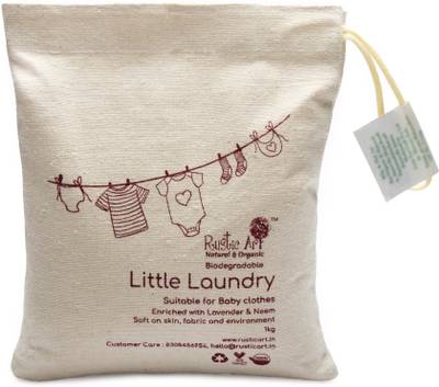 RUSTIC ART Little Laundry for Babies & Kids (1 kg ) Detergent Powder 1 kg