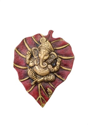 SWADESHI CHARKHA Lord Ganesha on Metal Swastik A1107 Aluminium Yantra(Pack of 1)