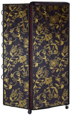 MAHARAJA SUPER KING Refrigerator  Cover(Width: 59 cm, Black,Gold)