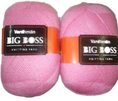 Vardhman Wool Big boss Wool Hand Knitting Fingering Crochet Hook