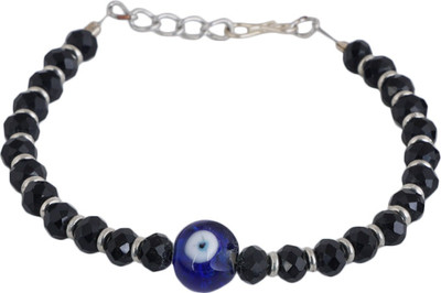 shalz Evil Eye Single Adjustable Anklet Metal Anklet