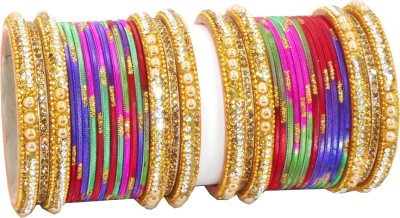 Garnet Gems Metal Bangle Set(Pack of 36)