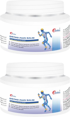 Shukti Ayurvedic Ortho Pain Relieving Balm Gel (2 x 50 ml) for Headache, Backache, Joint Pains, Cold & Cough Relief Pack Of 2 Balm(2 x 50 g)