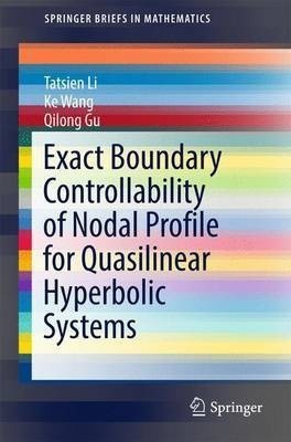 Exact Boundary Controllability of Nodal Profile for Quasilinear Hyperbolic Systems(English, Paperback, Li Tatsien)