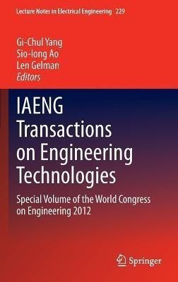 IAENG Transactions on Engineering Technologies(English, Hardcover, unknown)