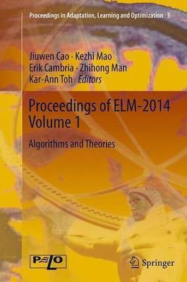 Proceedings of ELM-2014 Volume 1(English, Paperback, unknown)