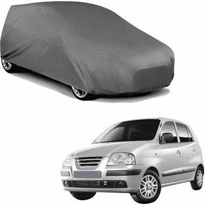 Carkare Car Cover For Hyundai Santro Xing (Without Mirror Pockets)(Grey)