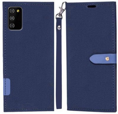 Ideogram Flip Cover for Samsung Galaxy M02s, Samsung Galaxy F02s(Blue, Shock Proof, Pack of: 1)