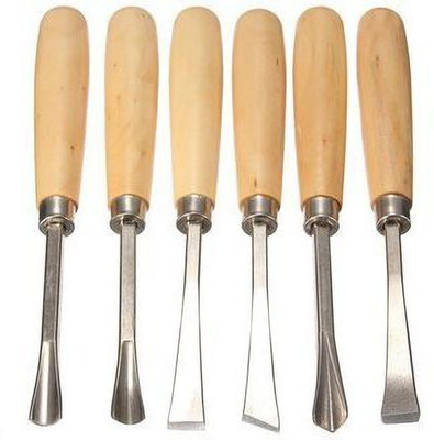 Gadariya King Good quality WOOD CHISEL SET 1/4 6-PIECE Combination Chisel Set(Pack of 6)