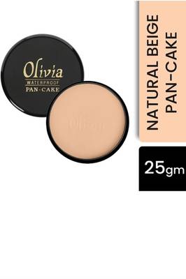 Olivia PAN CAKE 100% WATERPROOF ( 25 NATURAL BEIGE) Compact