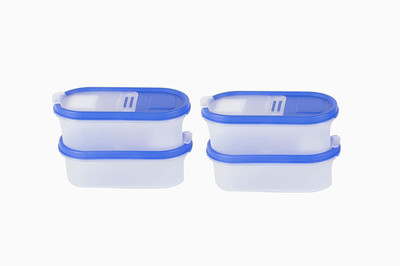 Cutting EDGE Plastic Utility Container  - 535 ml(Pack of 4, Blue)