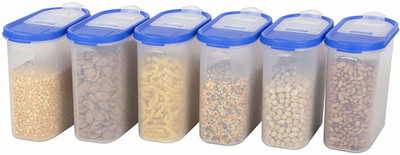 Cutting EDGE Plastic Utility Container  - 1.2 L(Pack of 6, Blue)