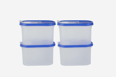 Cutting EDGE Plastic Utility Container  - 1.2 L(Pack of 4, Blue)